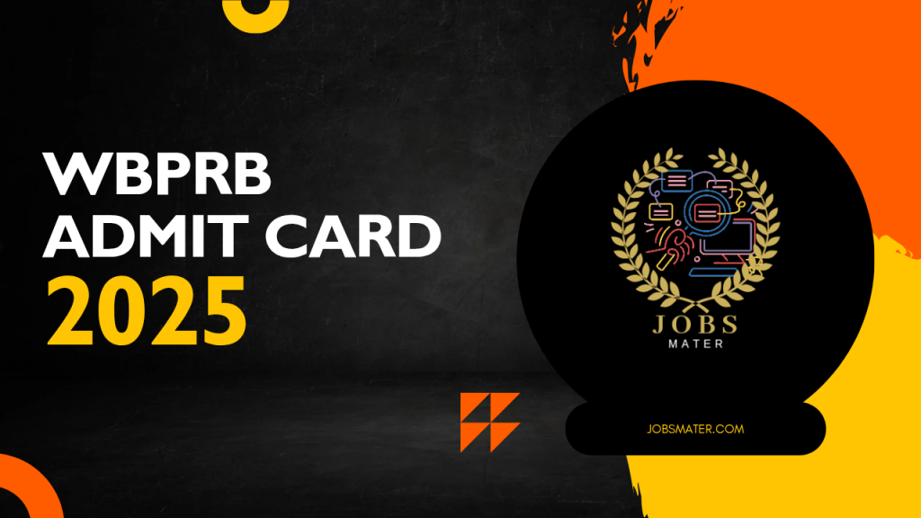 WBPRB Admit Card