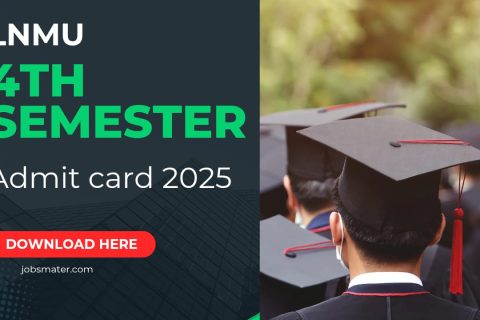 LNMU 4th Semester Admit Card 2025