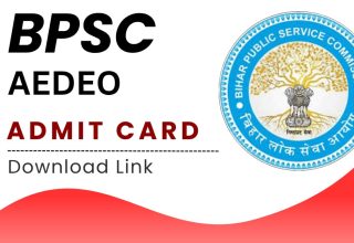 BPSC AEDO Admit Card 2026